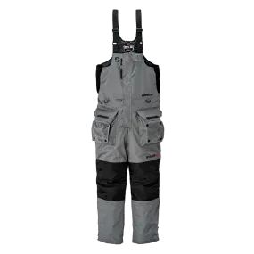 Striker Hardwater Bibs, Black Grey