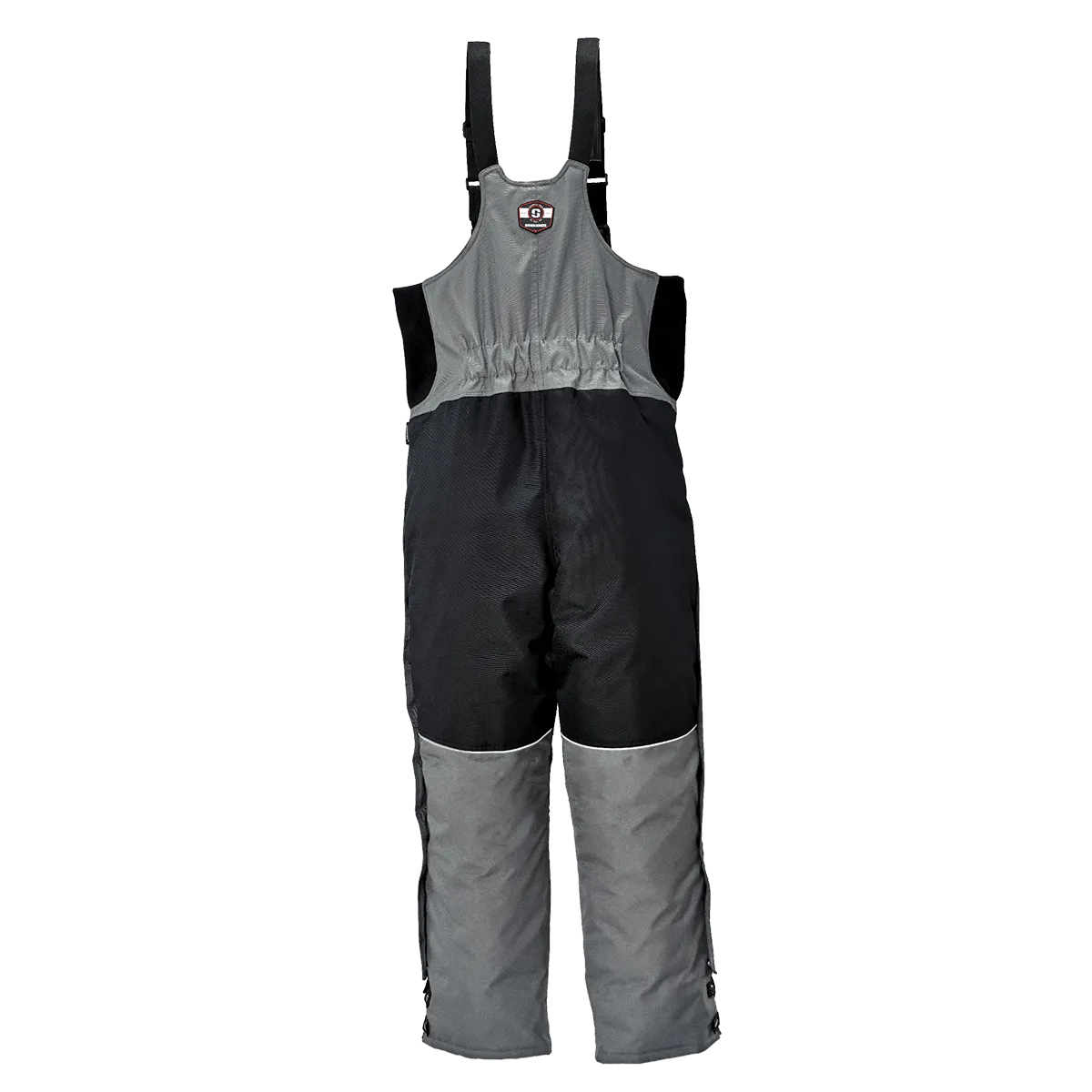 Striker Hardwater Bibs, Black Grey