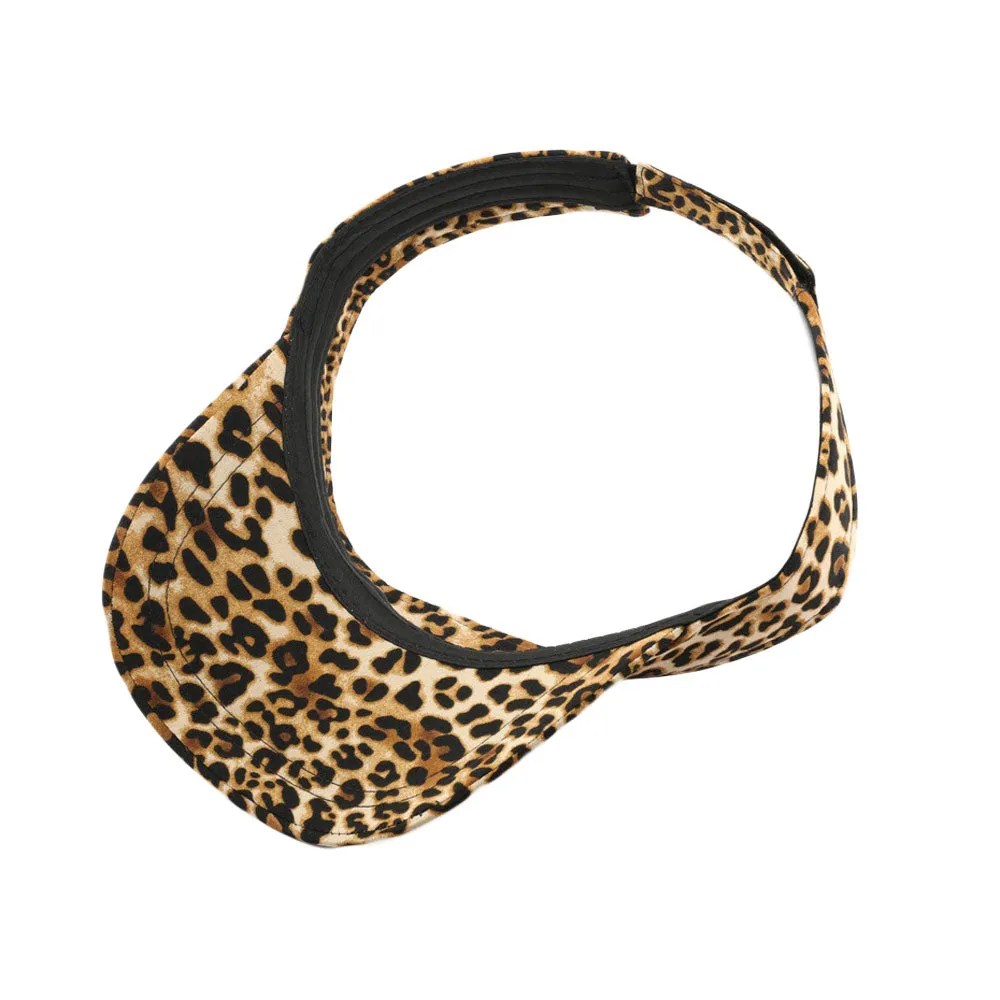 Sun Visor Summer UV Protection Leopard Beach Cap YZV0150