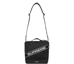 Supreme Logo Shoulder Bag Black