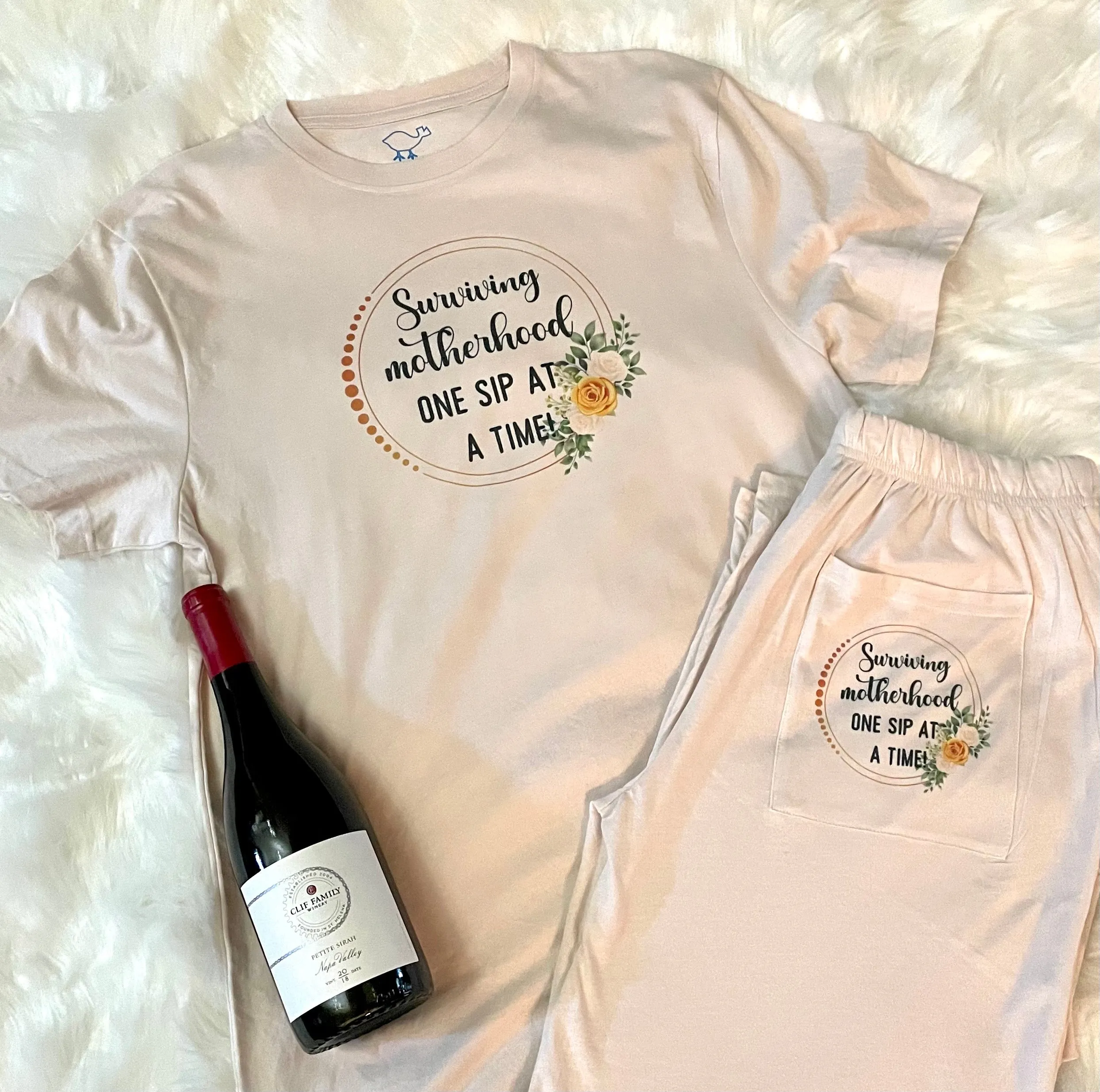 Surviving Motherhood One Sip At A Time Loungewear