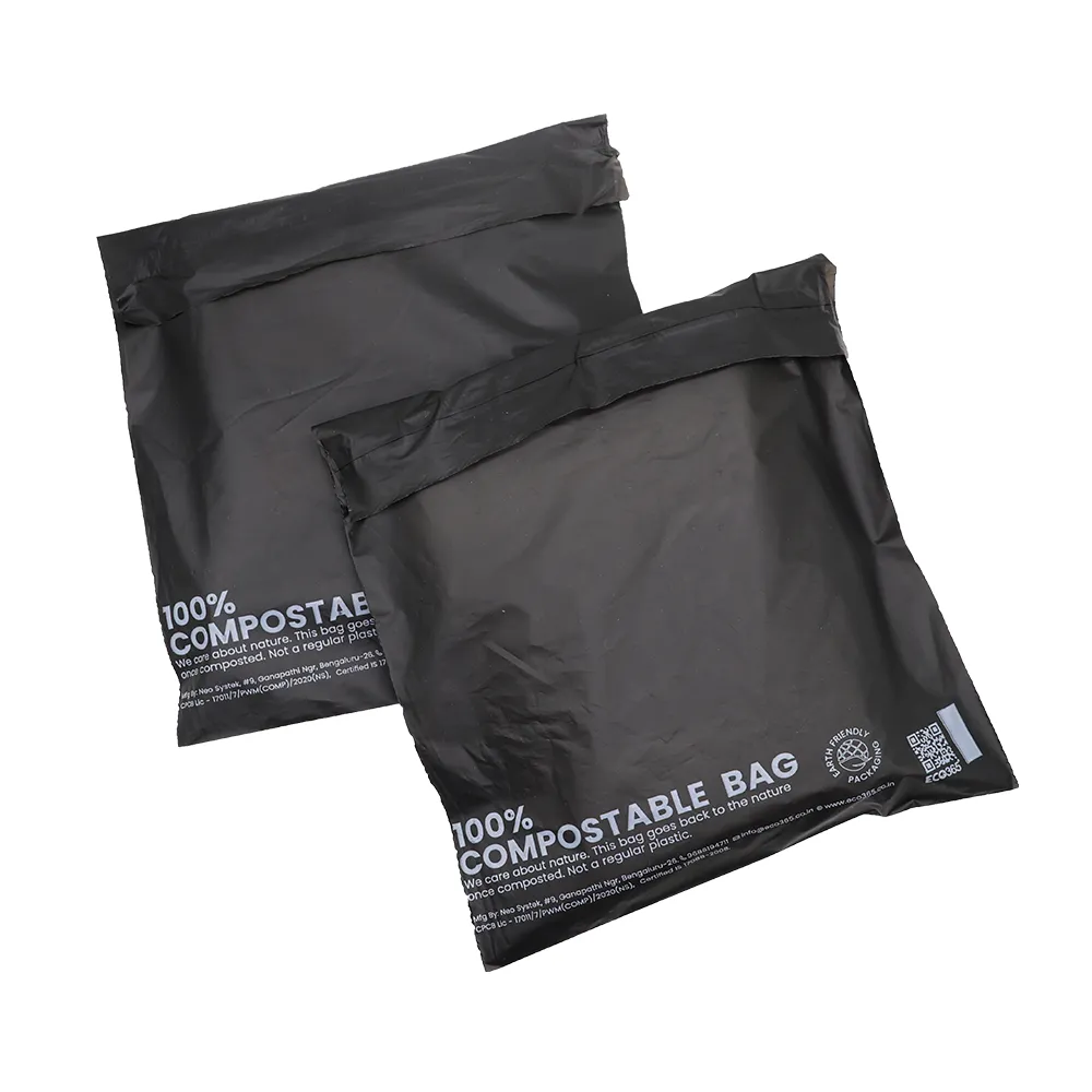 Tamper Proof Compostable Courier Bags With Sealking(8"x8" 2")- [Pack of 1000]