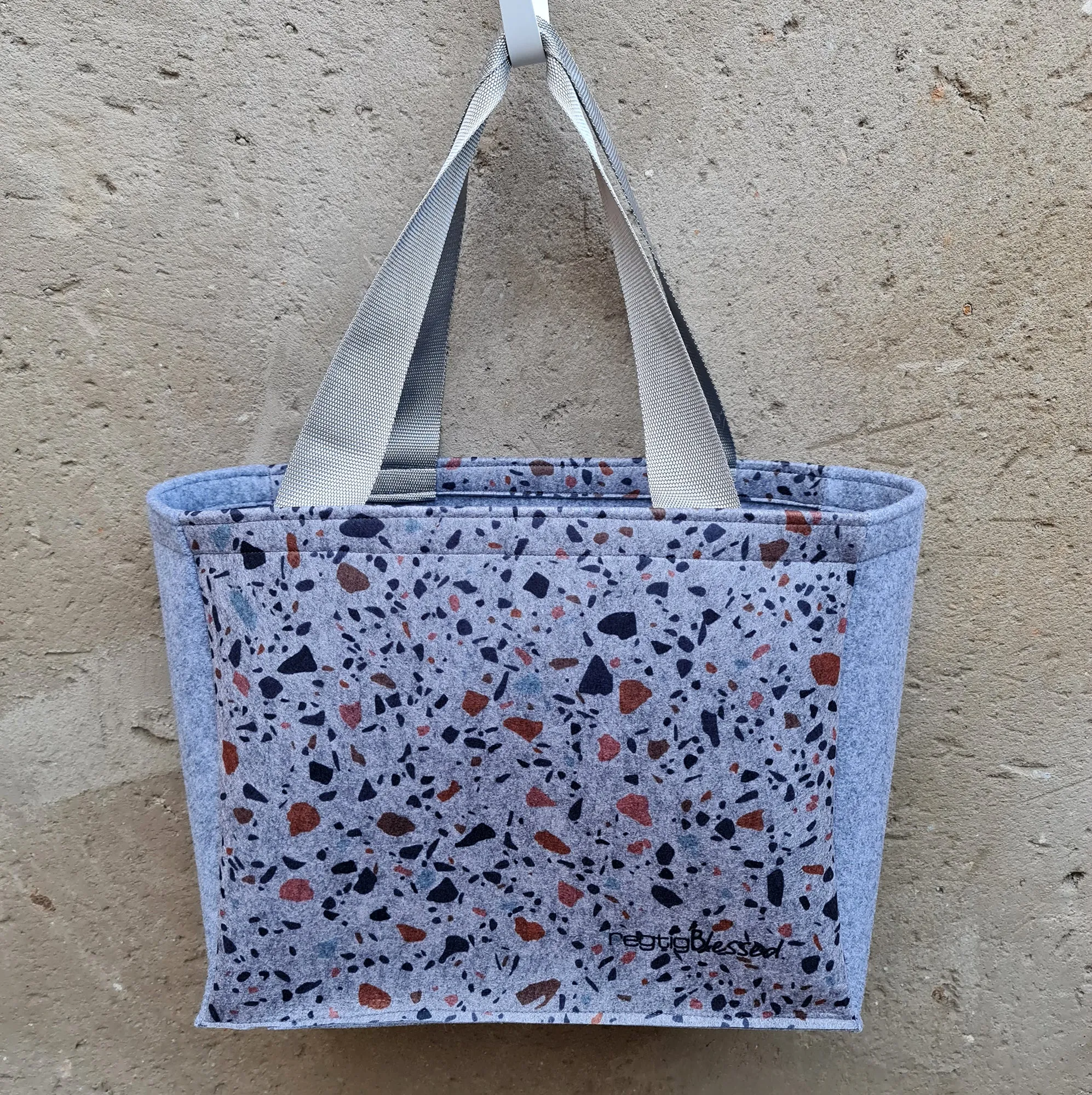 Terrazzo - Recycled Felt Teacher Bag