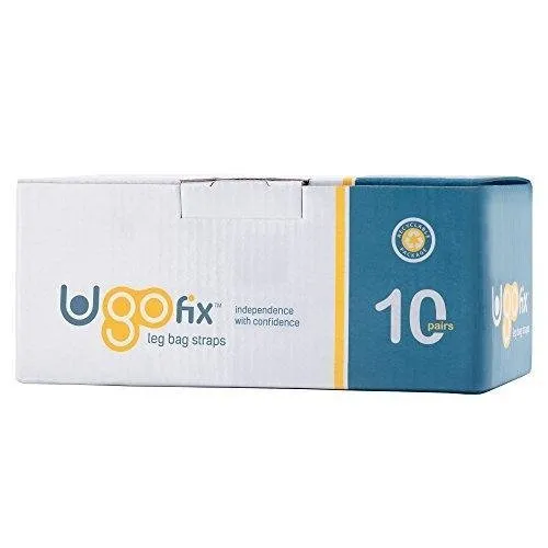 Ugo Fix Leg Bag Straps - Urine Leg Bag Fixation - Pack of 10