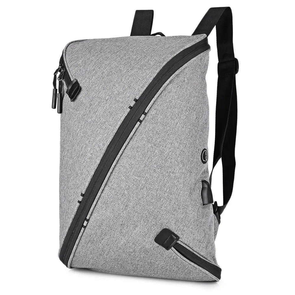 Unisex Laptop Backpack USB Port Business Travel College