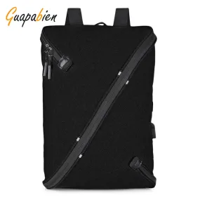 Unisex Laptop Backpack USB Port Business Travel College