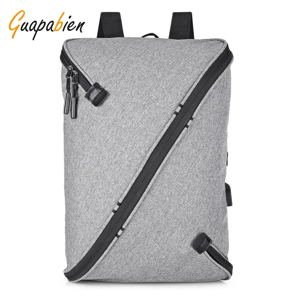 Unisex Laptop Backpack USB Port Business Travel College