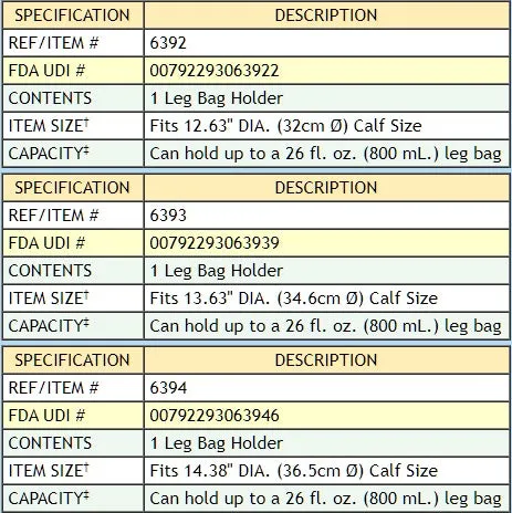 Urocare Fabric Leg Bag Holder Lower Medium - 1 Each