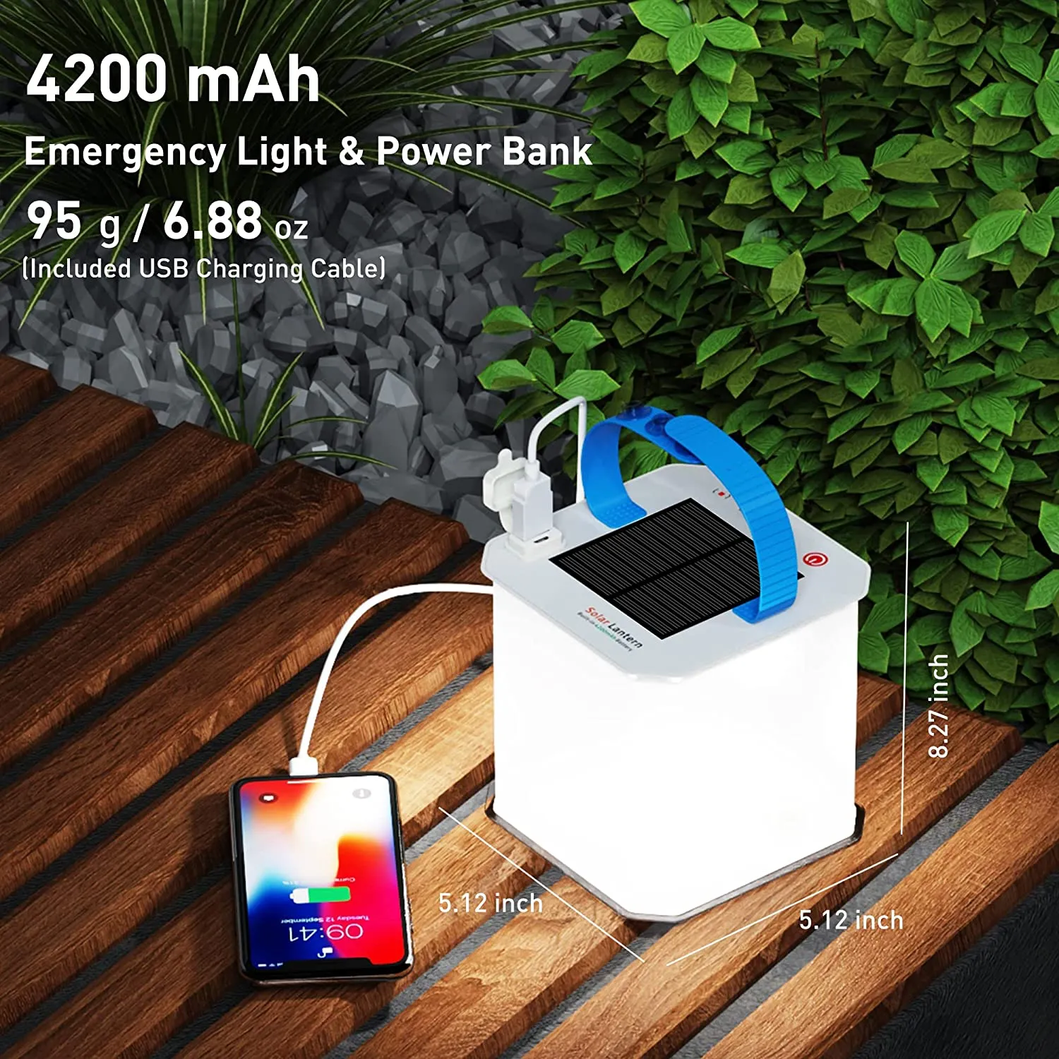 USB Inflatable Solar Waterproof Light