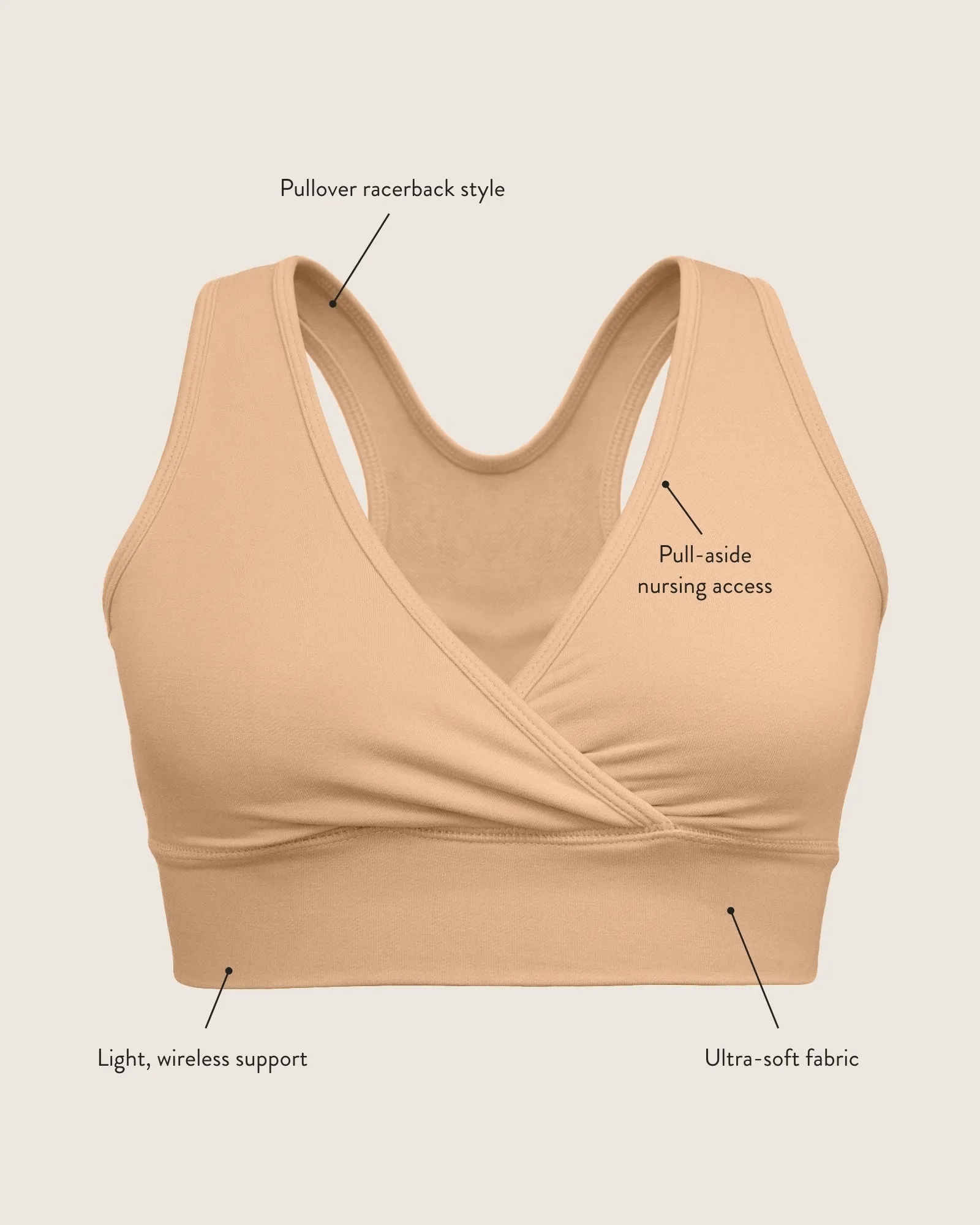 Wash Wear Spare® French Terry Nursing Bra Pack | Twilight