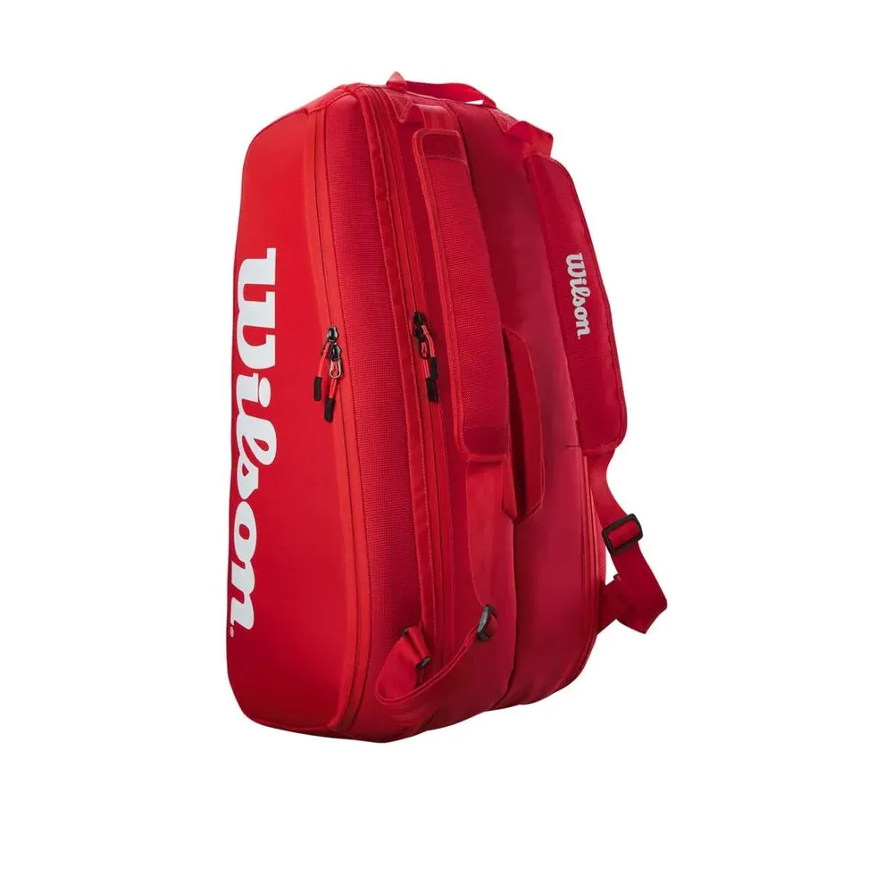 Wilson Super Tour 9 Pack Tennis Bag - Red