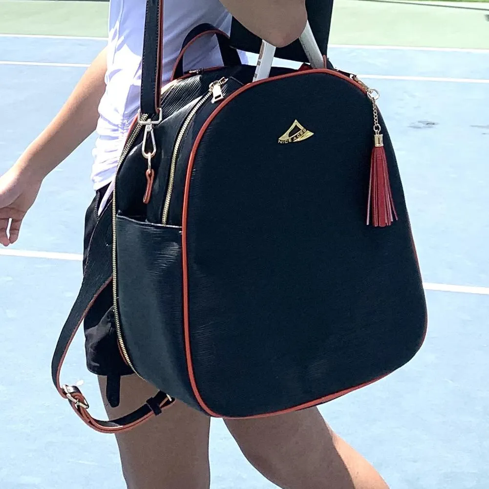 Women's Hana Tennis Backpack Black