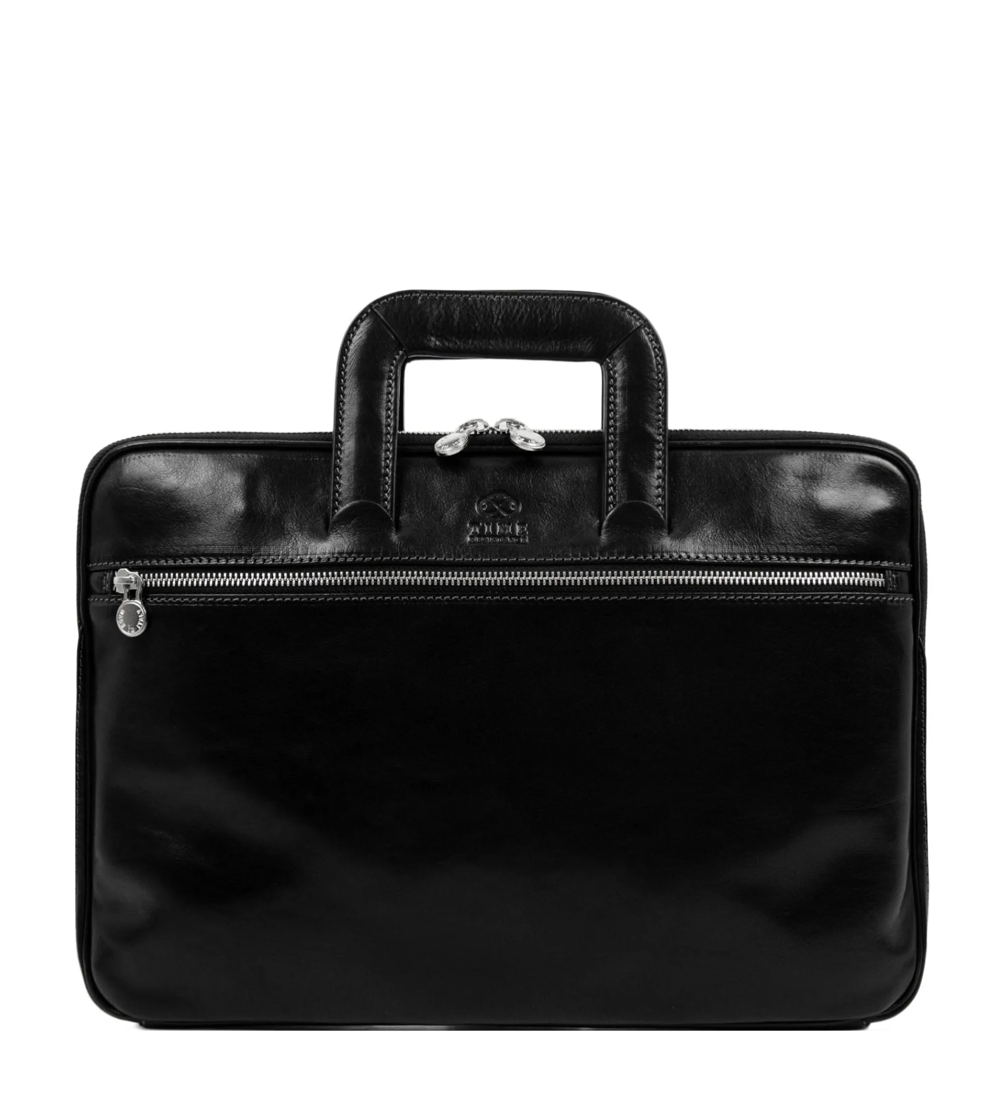 Womens Leather Briefcase Laptop Bag - Brave New World