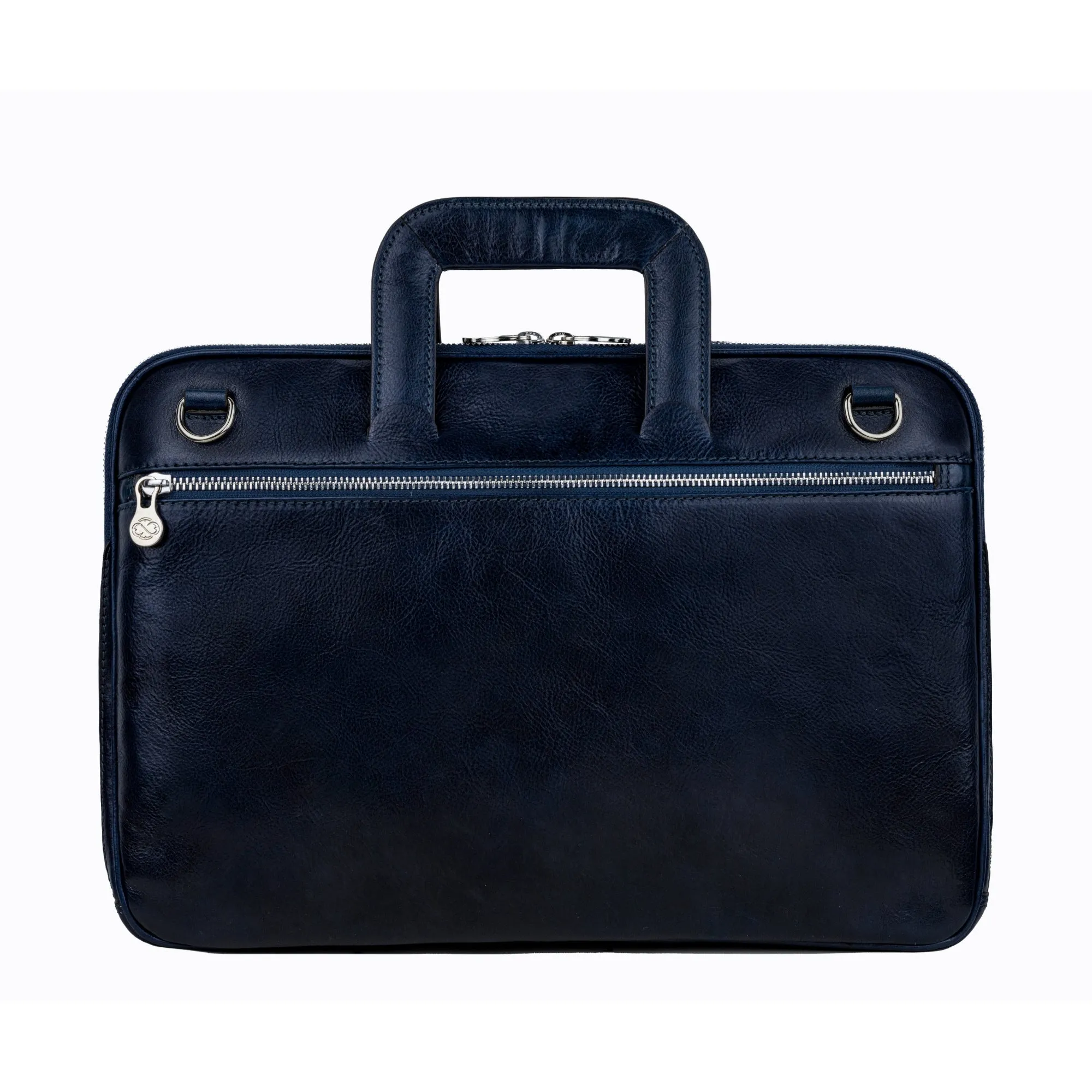 Womens Leather Briefcase Laptop Bag - Brave New World