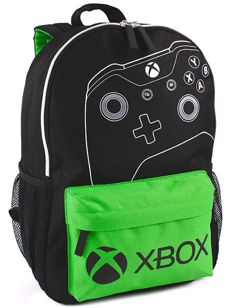 XBOX Backpack Kids Adults Boys Controller & Logo School Rucksack 16”