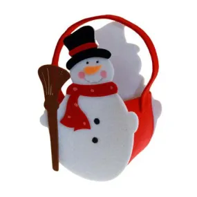 Xmas Felt Bag - Snowman