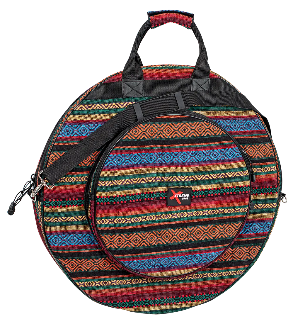 XTREME | DA581 | 22" Cymbal Bag with 15" Side Pocket Boho Series