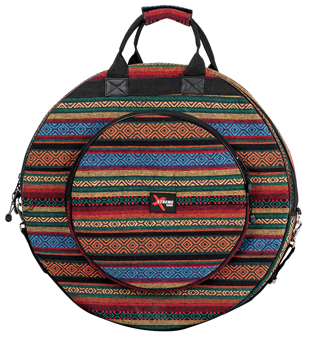 XTREME | DA581 | 22" Cymbal Bag with 15" Side Pocket Boho Series