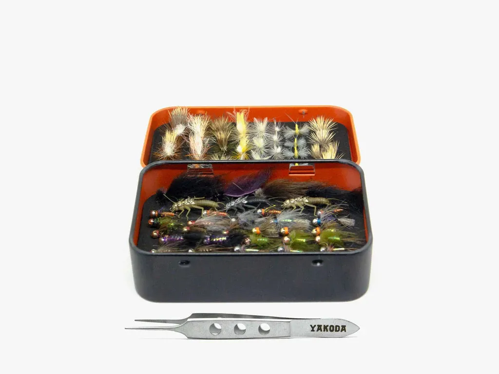 Yakoda Fly Tin Tweezer Combo - Fly Fishing