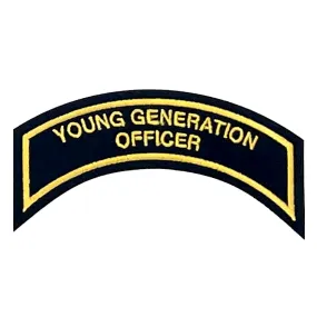 Young Generation Officer Patch In Gold