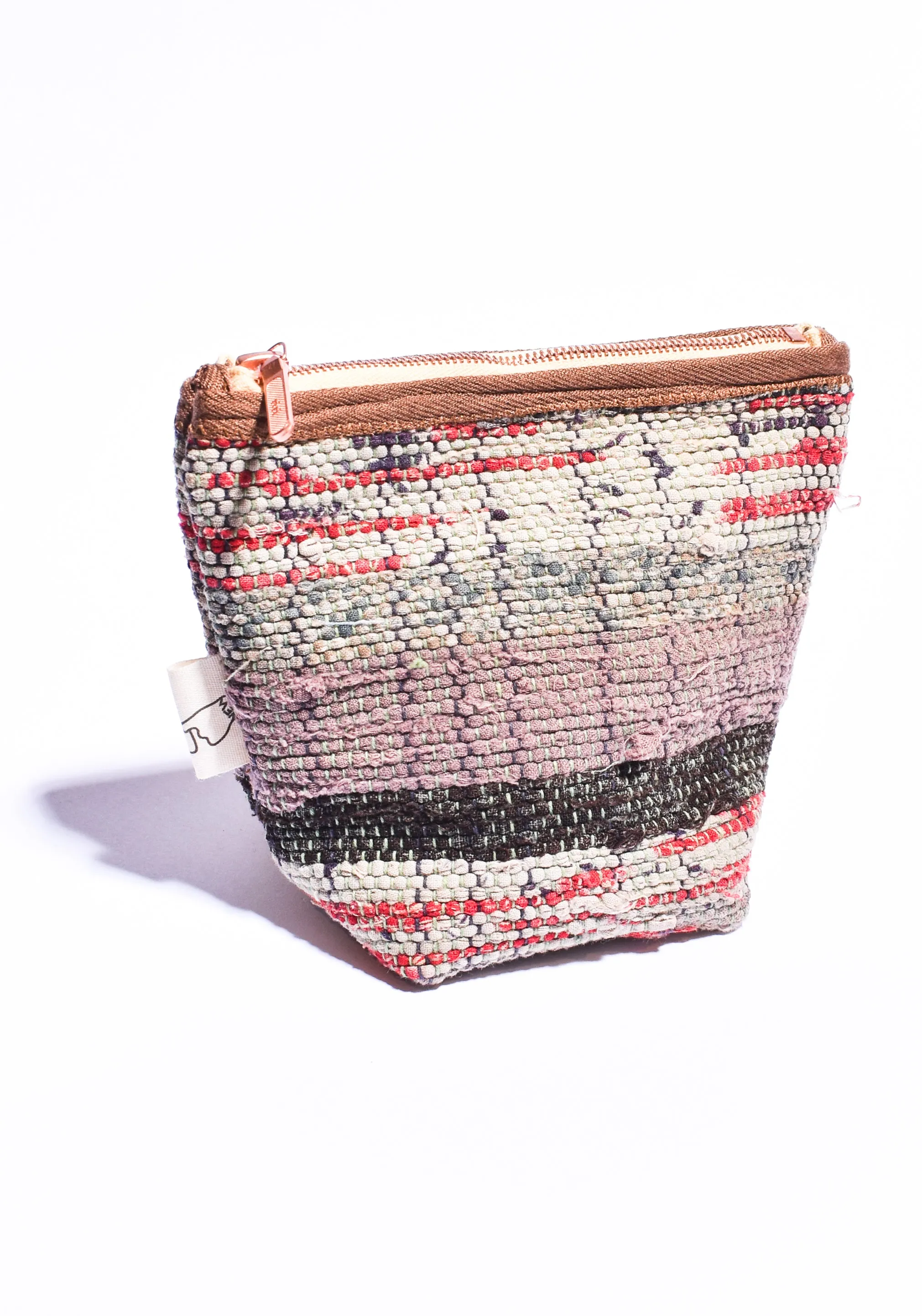 Zipper Pouches : Vintage Sakiori Fabric